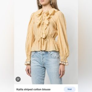 Ulla Johnson Kalila Top - NWT - Yellow - size 0